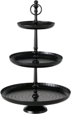 Produktbild von Etagère mit 3 Etagen Serviertablett Dessertständer 31 cm Durchmesser