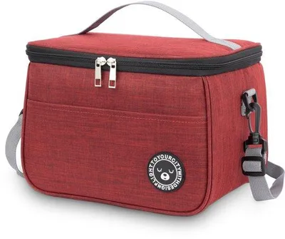 Produktbild von Isolierte Lunchbox 9L, wasserdicht, rot, für Arbeit, Reisen