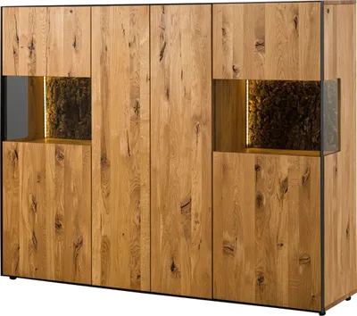 Image de MASSIVMOEBEL24 | Buffet 179x45x142 en bois de Chêne naturel huilé STARNBERG #02
