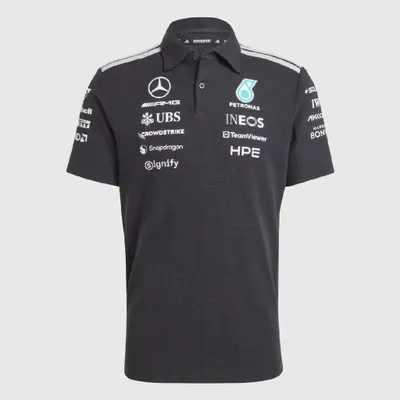 Produktbild von Mercedes Polo, Team, Engineers, Adidas, Schwarz, 2026 M