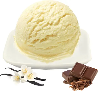 Image de Vanille Chocolat Poudre pour glace Low Carb Vegan sans sucre, sans lactose 1 kg