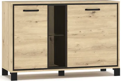 Obrázok produktu pre nabbi Dvojdverová komoda Vinap CH-2D - dub artisan / wenge tmavá