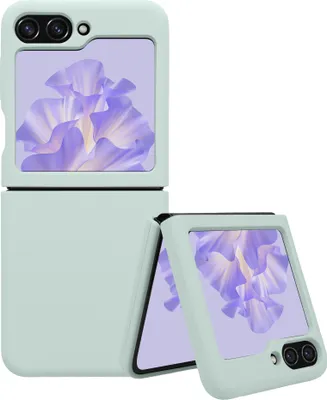 Produktbild von kwmobile Flip Soft Case kompatibel mit Samsung Galaxy Z Flip5 Hülle - Silikon Cover für Foldable Handy - Handyhülle in Cool Mint