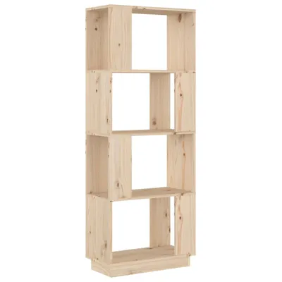 Zdjęcie produktu dla vidaXL Regał/przegroda do pokoju 51x25x132 cm lite drewno sosnowe