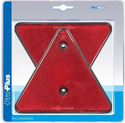 Productafbeelding van 343751S driehoekreflector, rood/zwart, 2 stuks