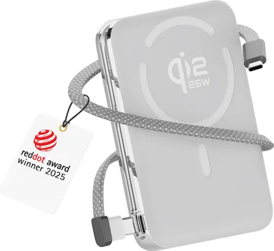 Produktbild von Magnetische Powerbank Qi2.2 25W 10KmAh MagSafe Ladegerät für iPhone