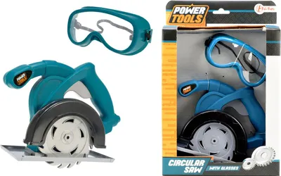 Produktbild von Toi-Toys - Power Tools - Kreissäge + Schutzbrille Säge Kinderwerkzeug Handwerker