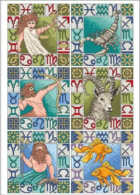 Produktbild von Kreuzstichvorlage von Lindner „Star Sign 2“, 106