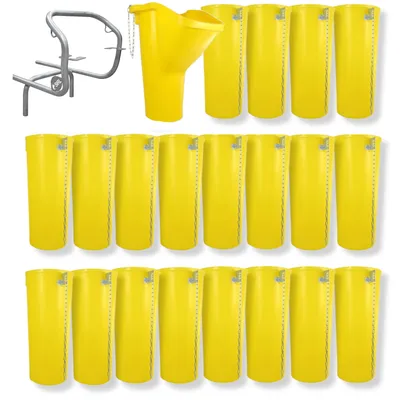Produktbild von Profi Bauschuttrutsche Schuttrutsche Schuttrutschen Schuttrohr SET (22-tlg 20 m)