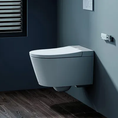Zdjęcie produktu dla HOROW Inteligentna toaleta z prysznicem, podgrzewany bidet, japońska toaleta WC, suszenie ciepłym powietrzem, pielęgnacja kobieca, lampka nocna
