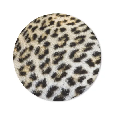 Produktbild von MuchoWow® Mauspad Mousepad Nahaufnahme Mantel Leopard 50x50 cm - Mousepads - Maus Mat - Pad - Mausunterlage - Vinyl