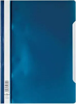 Produktbild von 10 DURABLE Schnellhefter Kunststoff dunkelblau DIN A4