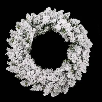 Produktbild von Adventskranz Schneeweiß, 40 cm