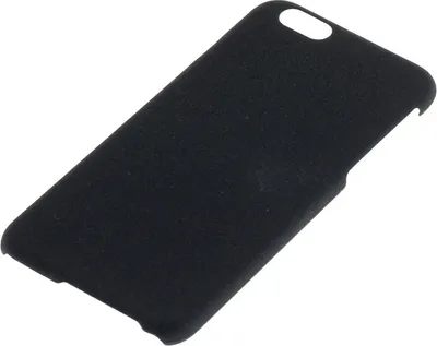 Produktbild von PC Case für Apple iPhone 6 / iPhone 6S - Sandstruktur - Hülle schwarz