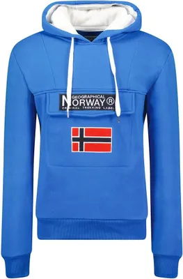 Immagine prodotto di Geographical Norway Camicetta da uomo blu WW6115H/GN-Blu reale/bianco Taglia L