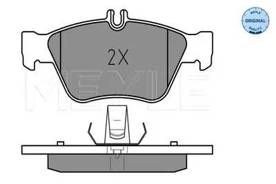 Produktbild von MEYLE 025 216 6419 Bremsbeläge Vorne passend für MERCEDES-BENZ C-Klasse Limousine (W202) SLK (R170) E-Klasse Limousine (W210) CLK (C208)