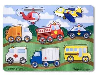 Obrázok produktu pre Melissa & Doug dreven puzzle aut puzzle