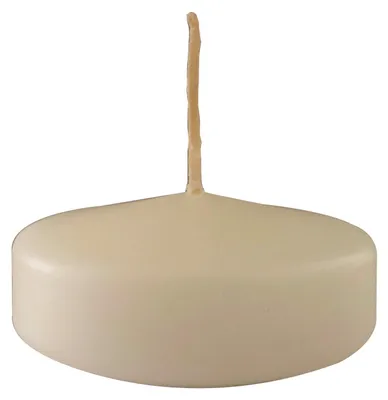 Schwimmkerzen, 28 Stück, Ø 5 cm, 5,5 Std. Brenndauer, Elfenbein