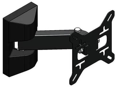 Immagine prodotto di Supporto di montaggio per TV LED - orientabile e inclinabile - per LED, LCD, OLED, 4K, plasma - VESA fino a 50x50, 100x100 - per televisori da 19-26 pollici (48-66 cm) fino a 25 kg