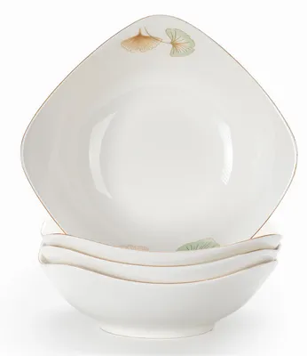 Salatschüssel Set 4er-Pack, Porzellan, Weiß, 17 cm