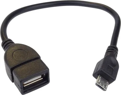Produktbild von PremiCord USB-Kabelreduzierung A/Buchse-MicroUSB/klein 20cm