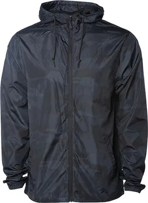 Produktbild von Independent EXP54LWZC | Herren  Lightweight Windbreaker Jacket - Farbe: Black Camo/Black Camo/Black - Größe: S