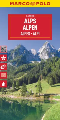 Produktbild von MARCO POLO Reisekarte Alpen 1:650.000