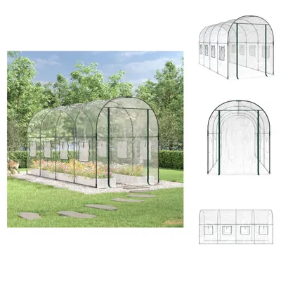 Immagine prodotto di vidaXL Serra trasparente 160x400x190 cm PVC e acciaio - Serre