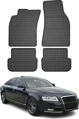 Immagine prodotto di 2008-2011 Audi A6 Sedan Allroad Avant tappetini in gomma nera 4 pz