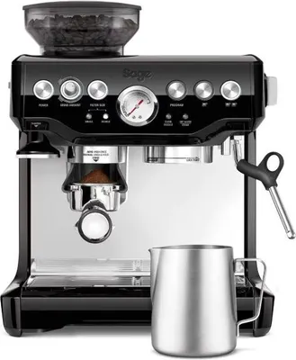 Produktbild von Sage Sage - The Barista Express SES870BKS - Vollautomatische Espressomaschine - Silber mit Schwarz - 31 x 38 x 40 cm