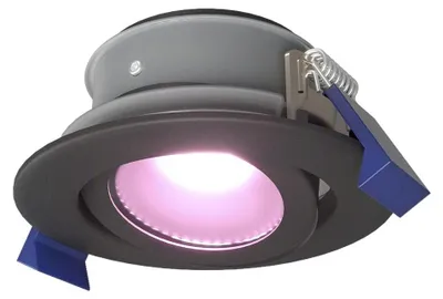 Produktbild von hoftronicsmart LED Einbaustrahler GU10 5,5W RGBWW IP65 Schwarz Schwenkbar