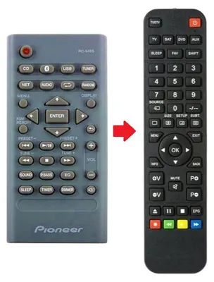 Produktbild von Ersatz Fernbedienung für Pioneer X-CM66 | X-CM66D | X-CM66 D-W