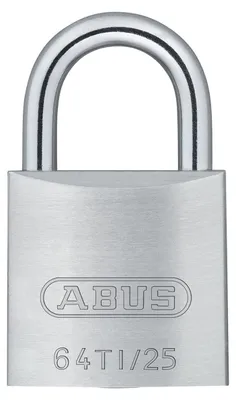 Productafbeelding van ABUS TITALIUM 64TI/25 B/DFNLI, RVS (roestvrij staal), 25 x 12 x 41,5 mm, 31 g, 1 stuk