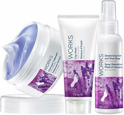 Produktbild von AVON foot works Fußpflege-Set mit Lavendel 3-teilig