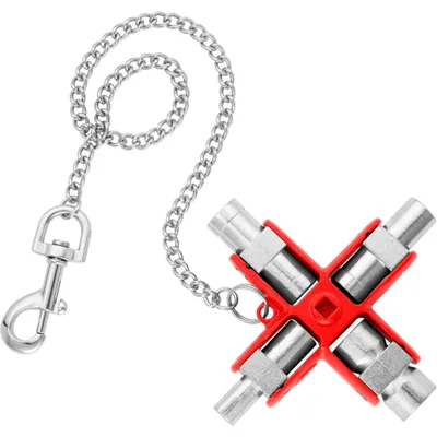 Obrázek produktu pro Knipex 00 11 06, Metalická, Červená, Litý zinek, 4 noha/nohy, 8 hlava/hlavy, 7-8 mm, 9-10 mm
