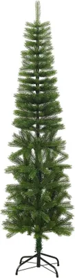 Obrázok produktu pre vidaXL Umelý vianočný stromček so stojanom Slim 210 cm PE