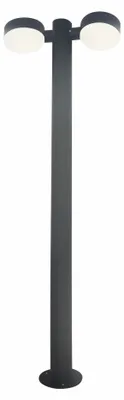 Immagine prodotto di LEDS C4 Lampada da esterno - 21 W, luce bianca neutra, 2400 lm, grado di protezione IP54, colore grigio