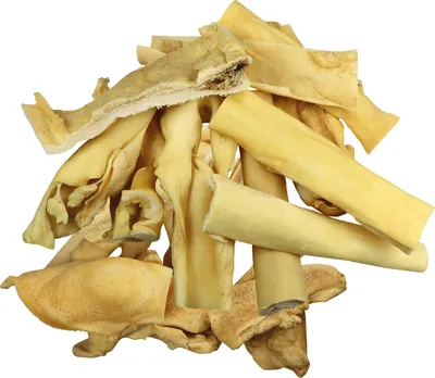 Produktbild von 1 kg Schecker DOGREFORM Rinder Kopfhaut - Hundefutter - knackig hart getrocknet