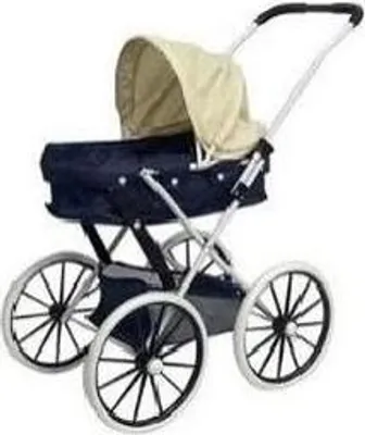 Image de Poussette nacelle à grandes roues, couleur beige foncé 011762 82977