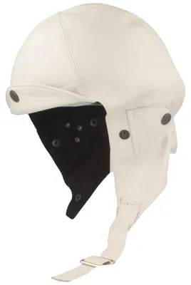 Bullani Cabriohaube aus echtem Leder in weiß