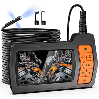 Zdjęcie produktu dla Endoskop kamera inspekcyjna - 3 obiektywy - Kabel 15 m - Ekran 5 cali IPS - Średnica 8 mm - 32 GB