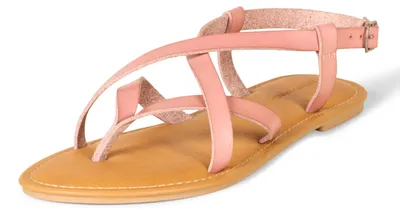 Immagine prodotto di Sandalo da donna Essentials, modello casual con cinturini, colore rosa cipria, taglia 39,5 EU