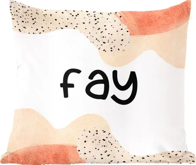 Produktbild von MuchoWow® Zierkissen Sofakissen Wohnzimmer Dekokissen 50x50 cm Fay - Pastell - Mädchen - Komfort - Sofakissen