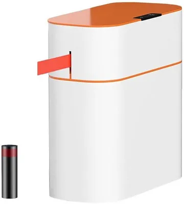 Obrázek produktu pro Inteligentní odpadkový koš se senzorem – automatický odpadkový koš do kuchyně, koupelny, kanceláře (bílý)