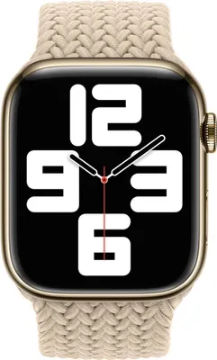 Zdjęcie produktu dla Pleciony pasek Solo Loop do zegarka Apple Watch | 44/45/46/49 mm – rozmiar 6 – beżowy
