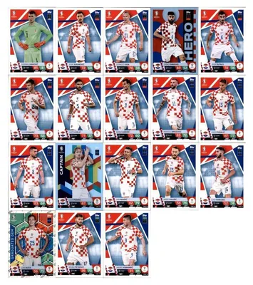 Immagine prodotto di Match Attax UEFA EURO 2024 Germania - Pacchetto squadra - Croazia