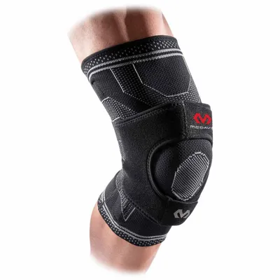 Produktbild von Mc David Elite Engineered Elastic Knee Support With Dual Wrap And Stays Black S