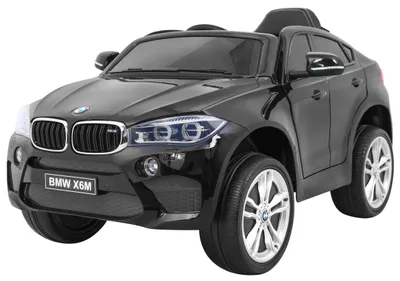 Obrázok produktu pre Bmw X6M Detské Elektrické Auto Čierna Farba + Diaľkové Ovládanie + Eva + Pomalý Štart + Audio + Led