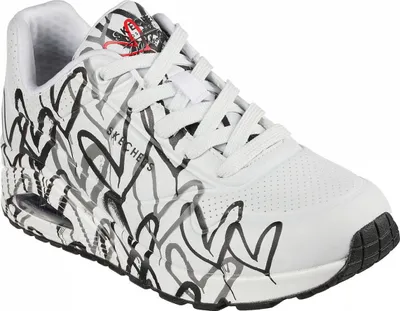 Produktbild von Skechers Sporthalbschuhe Formsohle modisch in weiss/weiss kombi, Gr. 42