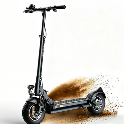 Produktbild von T6E PRO Elektro‑Tretroller ABE‑Zulassung, 500W, 20 km/h, 48V, bis zu 90 km Reichweite, aufblasbare Offroad‑Reifen, LED‑Beleuchtung, Aluminium‑Rahmen